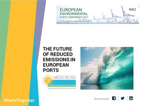 MedCruise joins the European Environmental Ports Conference 2017 in Antwerp - Κεντρική Εικόνα MedCruise joins the European Environmental Ports Conference 2017 in Antwerp - Κεντρική Εικόνα