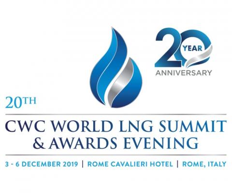 CWC World LNG Summit & Awards Evening, Rome, 3 – 6 December 2019. - Κεντρική Εικόνα CWC World LNG Summit & Awards Evening, Rome, 3 – 6 December 2019. - Κεντρική Εικόνα