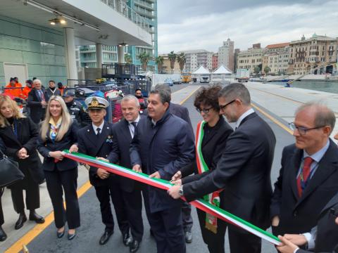 Inauguration of the updated cruise Calata delle Vele quay in Savona - Κεντρική Εικόνα Inauguration of the updated cruise Calata delle Vele quay in Savona - Κεντρική Εικόνα
