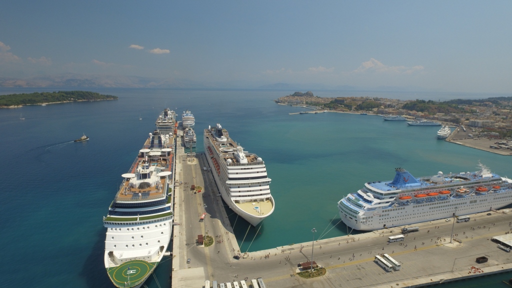 cruise port corfu