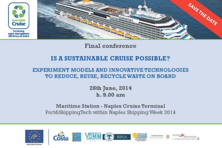 Sustainable Cruise Final Conference (26 June Naples Italy) - Κεντρική Εικόνα