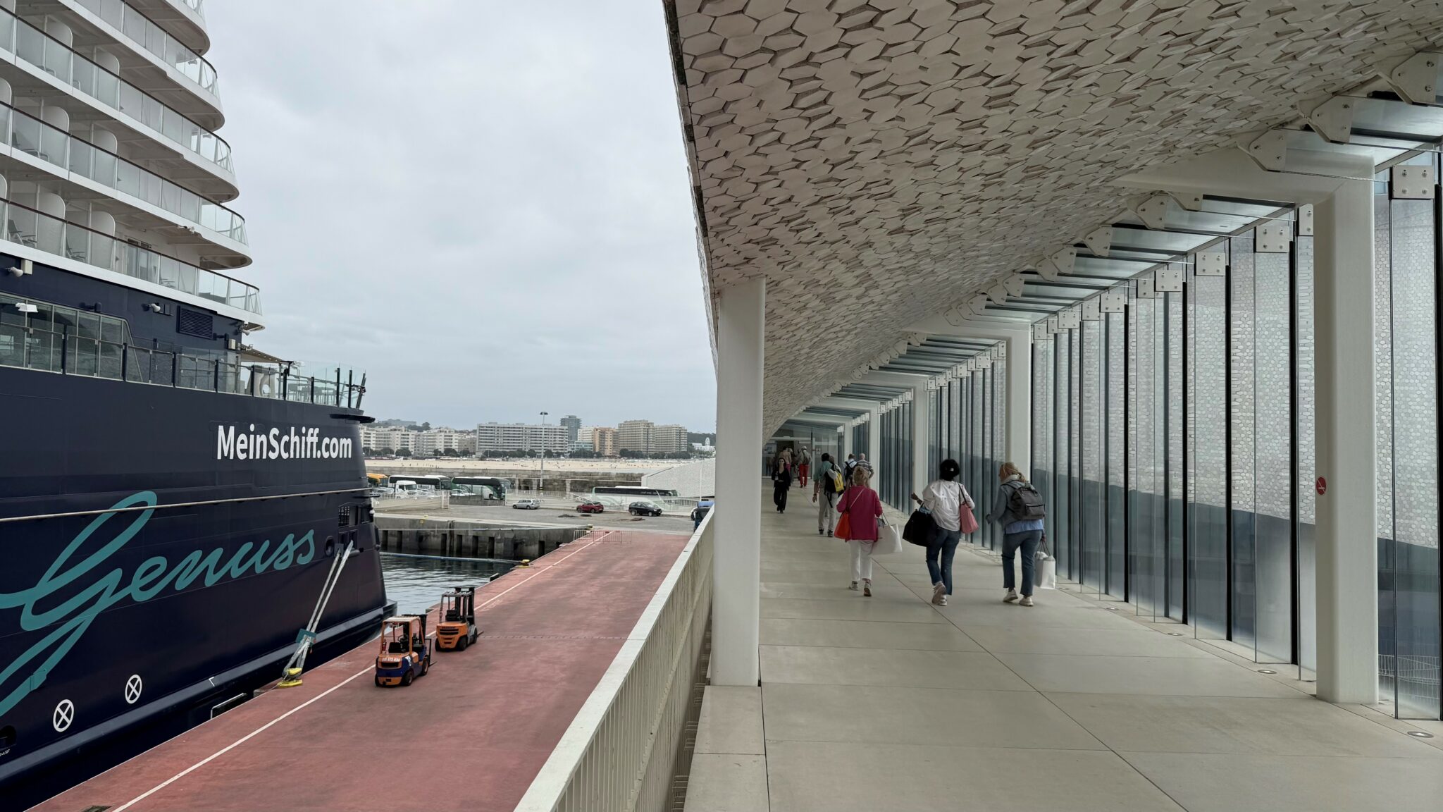 Porto Cruise Terminal celebrated successful turnaround operations for TUI’s Mein Schiff 4  (Image at LateCruiseNews.com - August 2025)