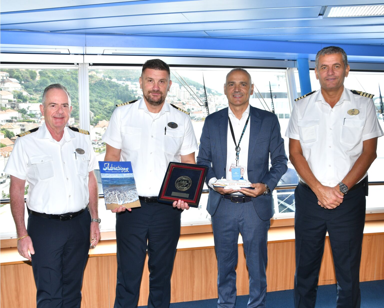Norwegian Sky makes inaugural call at the Port of Dubrovnik (Image at LateCruiseNews.com - September 2025)