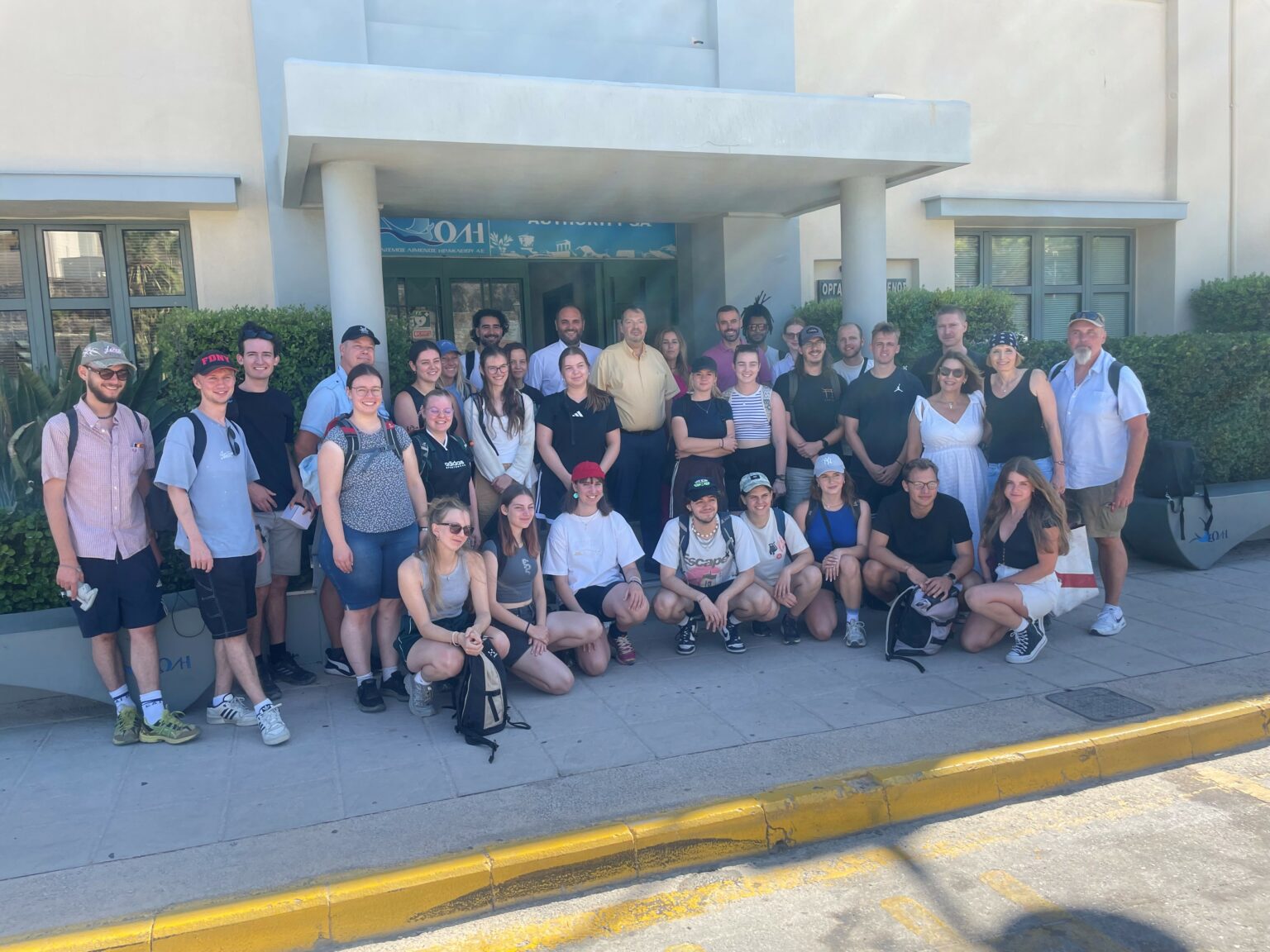 Heraklion Port Welcomes Geography Students from the University of Augsburg, Germany  (Image at LateCruiseNews.com - September 2025)