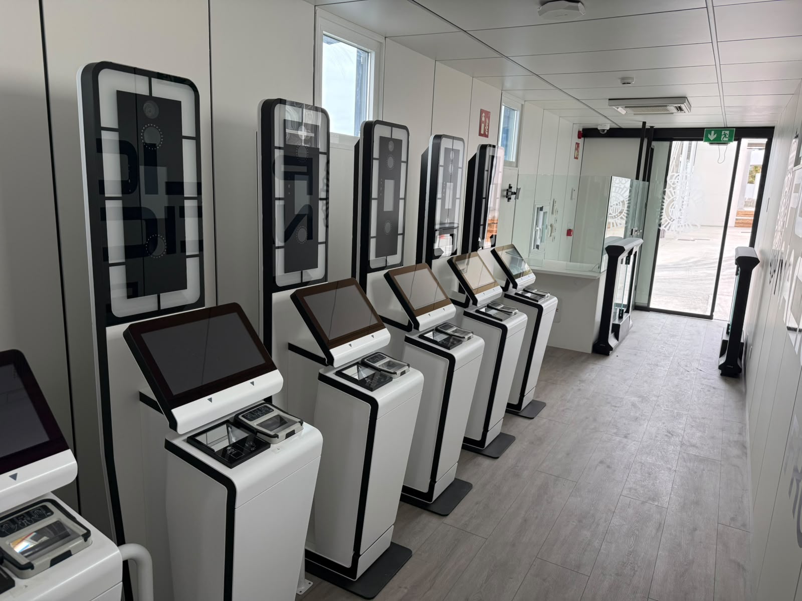 Las Palmas Port installs first container for border control and passenger information at the Cruise Terminal (Image at LateCruiseNews.com - June 2026)